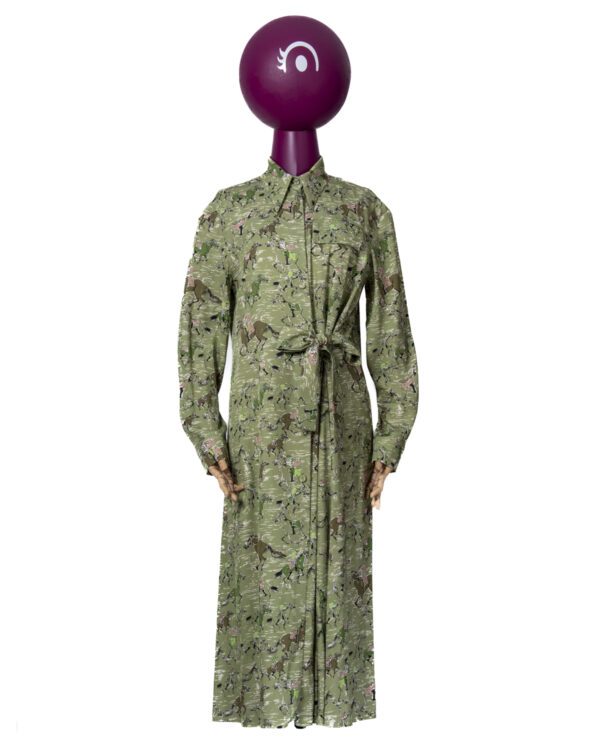Green Horses Dress