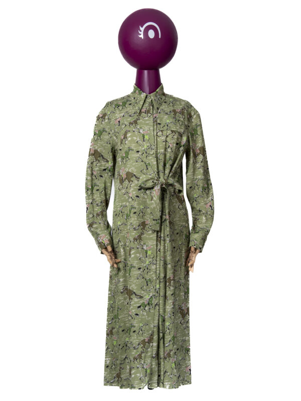 Green Horses Dress