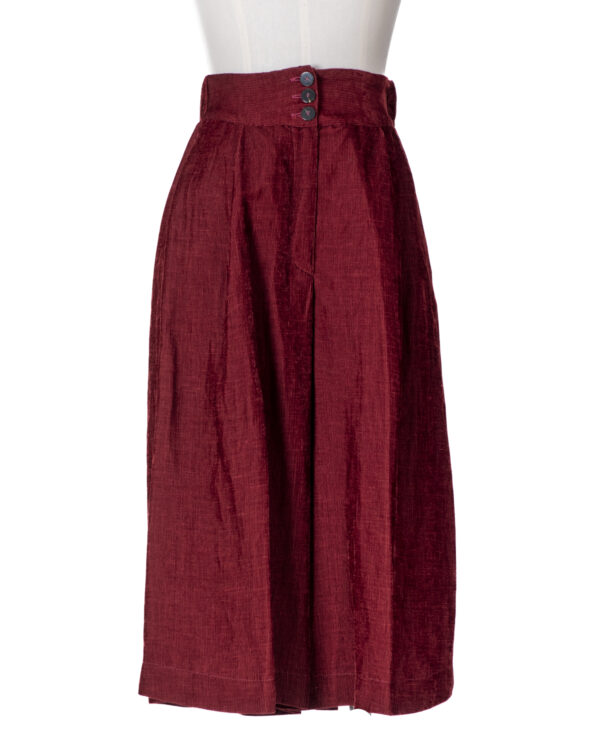 Gonna pantalone millerighe